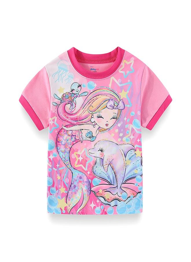 Mermaid Dreams with Dolphin Friends Pajama Set