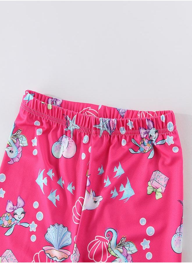Mermaid Dreams with Dolphin Friends Pajama Set