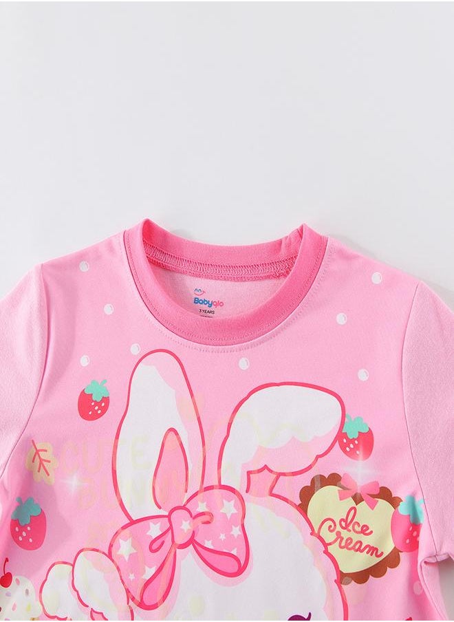 Sweet Bunny and Berry Fun Pajama Set