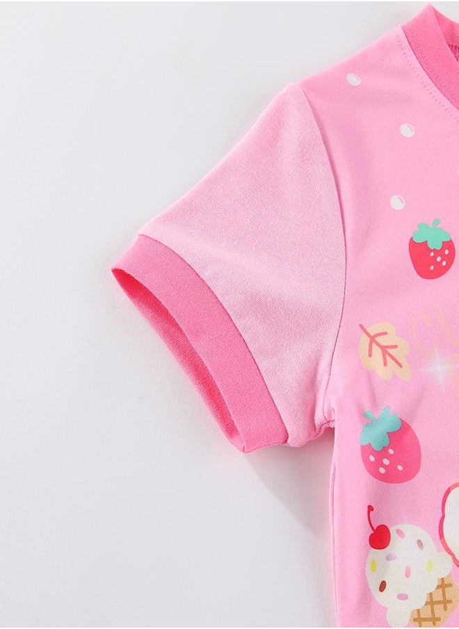 Sweet Bunny and Berry Fun Pajama Set