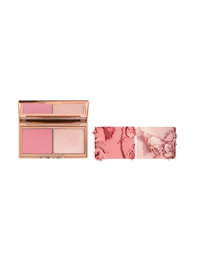 CHARLOTTE'S NEW! HOLLYWOOD BLUSH & GLOW GLIDE PALETTE LIGHT TO MEDIUM XMAS'23