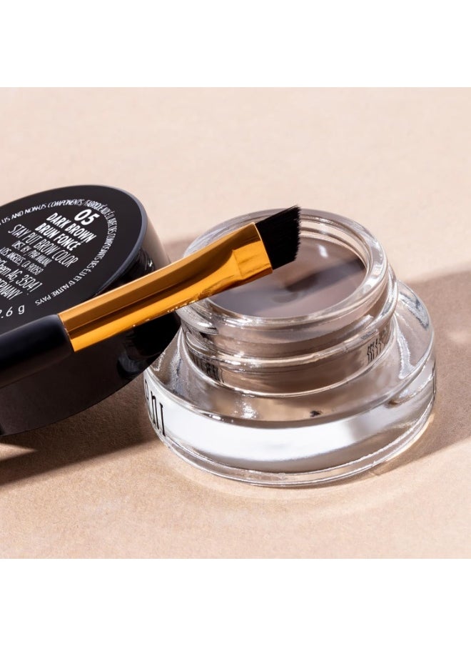 Milani Stay Put Brow Color - Natural Taupe (0.09 Ounce) Vegan, Cruelty-Free Eyebrow Color that Fills and Shapes Brows…