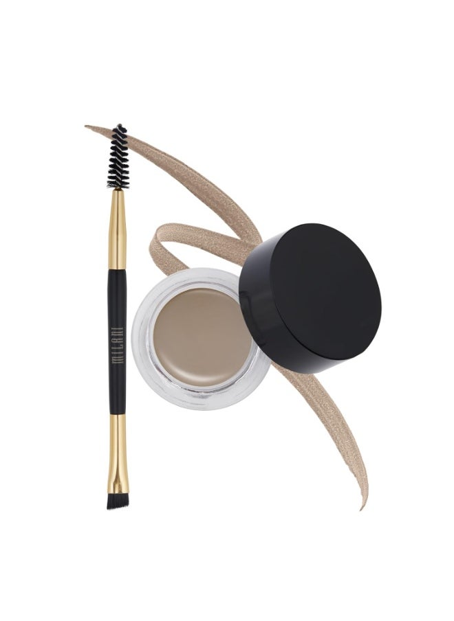 Milani Stay Put Brow Color - Natural Taupe (0.09 Ounce) Vegan, Cruelty-Free Eyebrow Color that Fills and Shapes Brows…