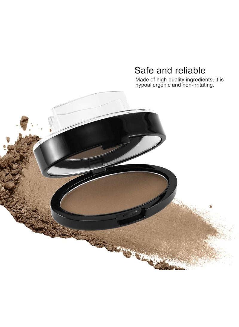 Boobeen Eyebrow Seal Stamp Powder - Waterproof 3 Seconds Eye Make Up Nature Coloring Kit - Creates Natural Looking Brows for Makeup Beginners