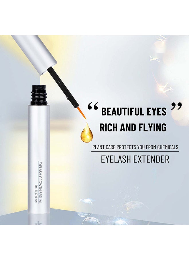 Advanced Eyelash Growth Serum 5ml, Eyelash Enhancing Serum, Appearance of Longer and Thicker Eyelashes, Enhances and Protect Against Breakage, Improving Flexibility
