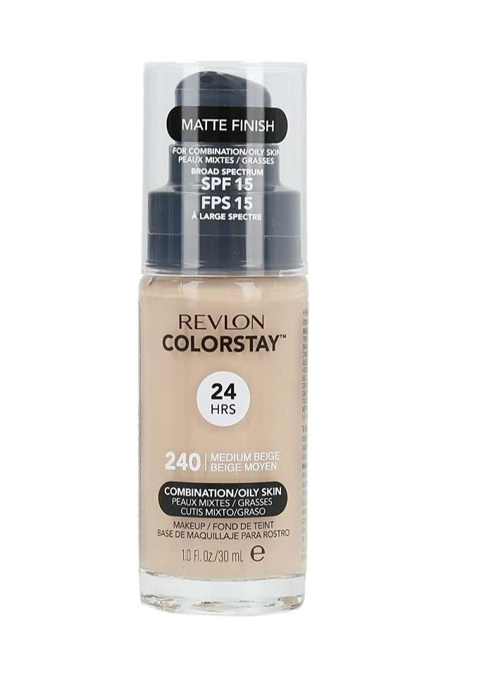 COLORSTAY MAKEUP MEDIUM BEIGE LIQUID FDA