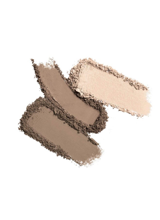 COVERGIRL - Easy Breezy Brow Powder Kit, three shades brow definer, professional double-ended angled brush, effortless, 100% Cruelty-Free