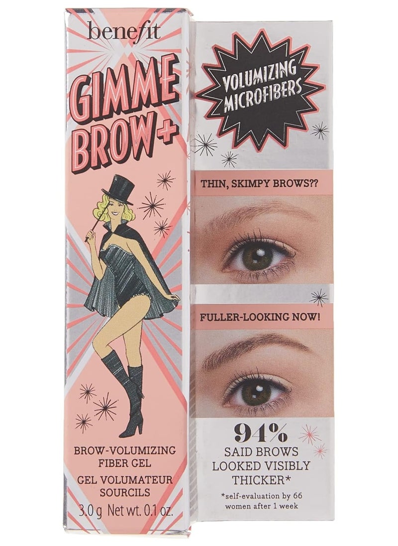 Benefit Gimme Brow Volumizing Fiber Gel # 4 Medium Dark Warm, 0.1 Oz