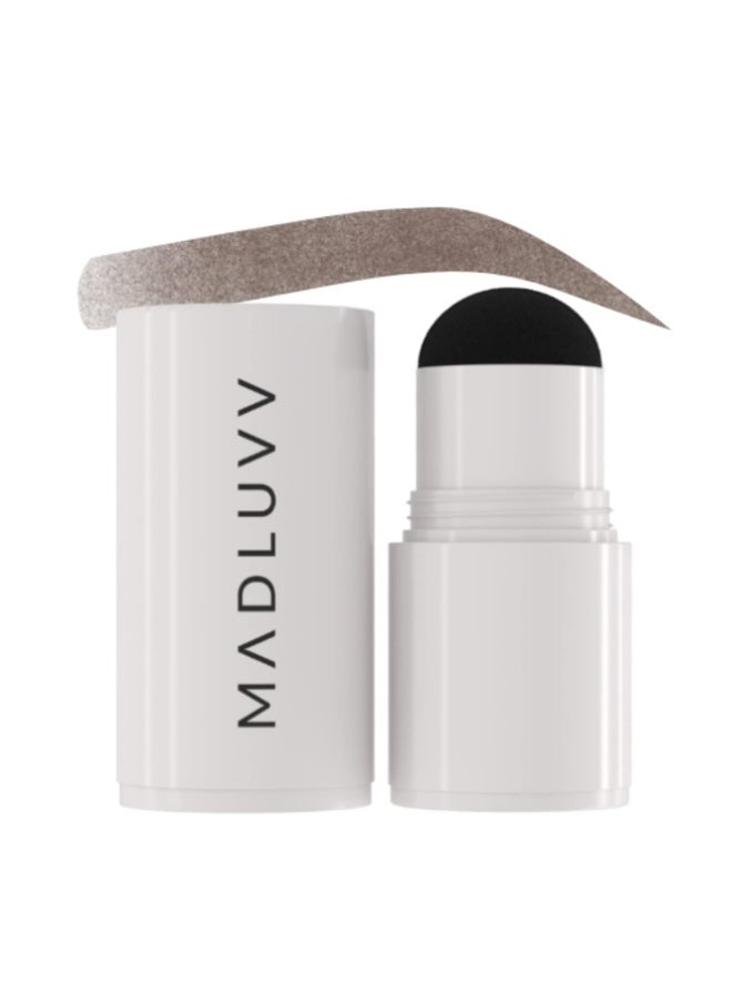 MADLUVV Brow Stamp Refill* - Color Stamp for Brows & Root Touch Up for Women & Men, Instantly Conceal Hair Loss, Grey Hair, Thinning Hair with Stain-Proof/Smudge-Proof Powder Formula (Brunette)
