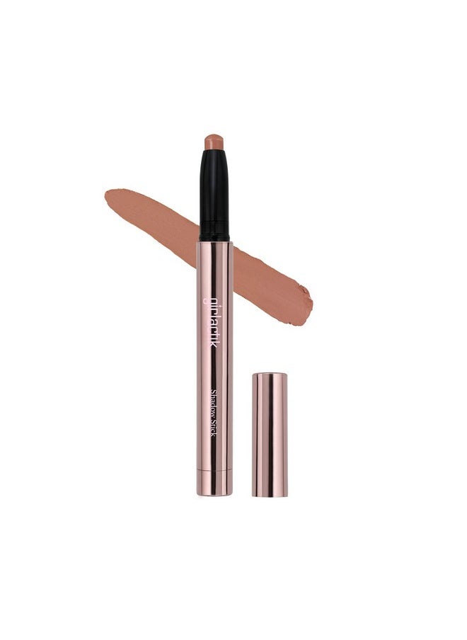 Girlactik Creamy Eyeshadow Stick- Long Lasting and Water-Resistant, Shimmering and Matte Colors Eye Shadow Stick Makeup, Built-in sharpener - 2 g / .07 oz (Nutmeg)