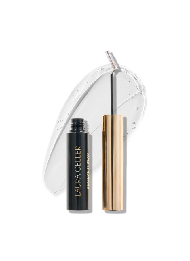 LAURA GELLER NEW YORK Sculpt-n-Stay Clear Brow Gel - Eyebrow Setting Gel - Shapes and Sculpts - Non-Sticky Formula