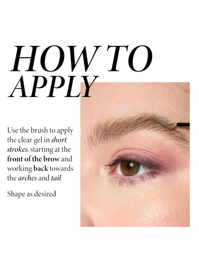 LAURA GELLER NEW YORK Sculpt-n-Stay Clear Brow Gel - Eyebrow Setting Gel - Shapes and Sculpts - Non-Sticky Formula