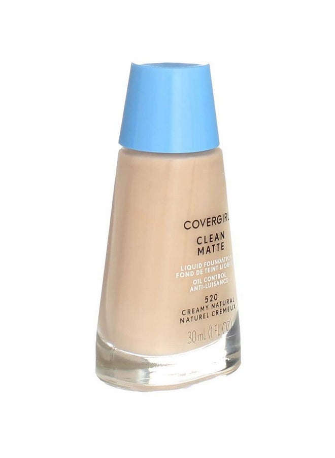 CoverGirl Clean Oil Control Liquid Makeup, Creamy Natural 520 1 fl oz (30 ml)