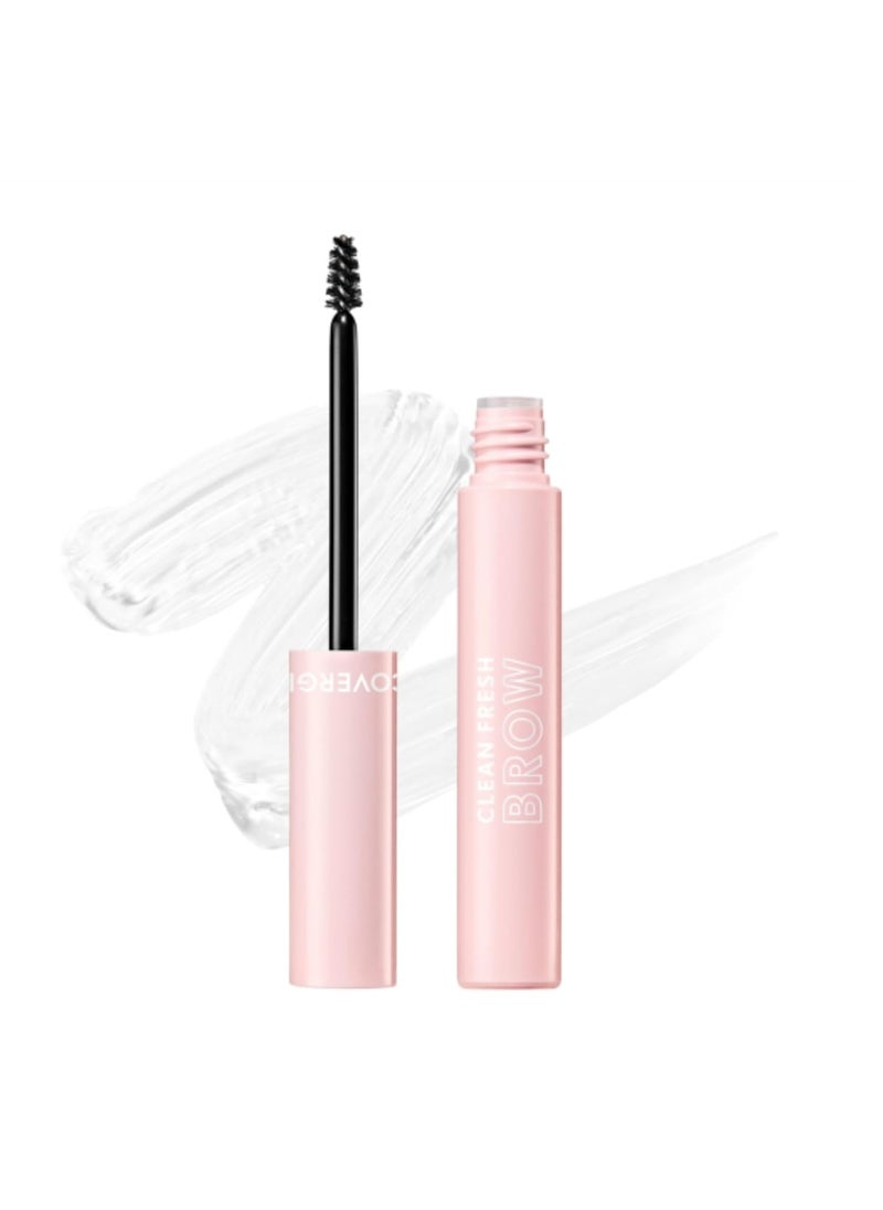 Covergirl Clean Fresh Brow Enhancer, 100 Clear, Gel Wax, Flexible Hold, Non-Sticky, Non-Crunchy, All-Day Wear, Vegan Formula, 0.19oz