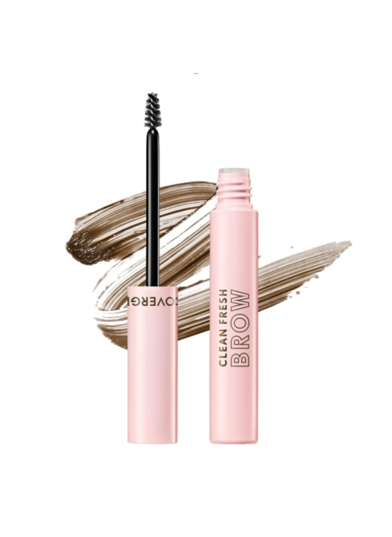 CoverGirl Clean Fresh Brow, 500 Medium Brown, Eyebrow Gel, Long-Lasting, Vegan Formula, Natural Looking, Easy to Apply, Doesn't Smudge, 0.18oz