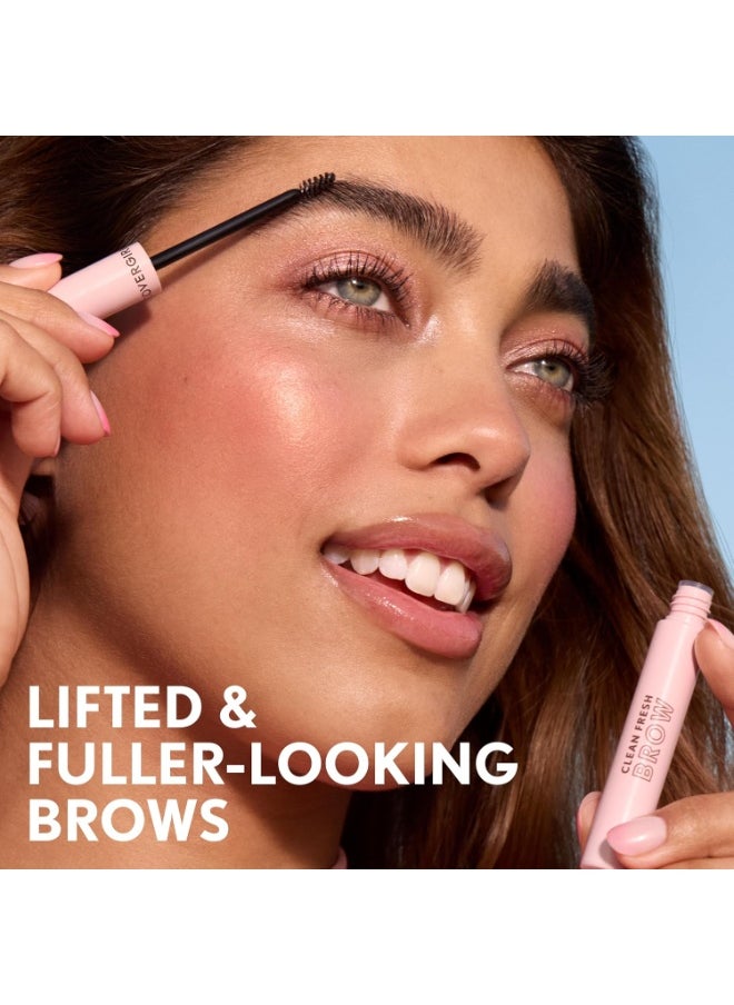 CoverGirl Clean Fresh Brow, 500 Medium Brown, Eyebrow Gel, Long-Lasting, Vegan Formula, Natural Looking, Easy to Apply, Doesn't Smudge, 0.18oz