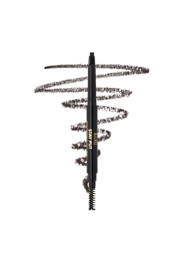 Milani Stay Put Brow Sculpting Mechanical Pencil - Espresso (0.01 Ounce) Cruelty-Free Long-Lasting Eyebrow Pencil that Defines and Shapes Brows