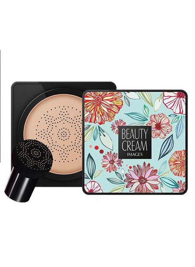 Magik Images Mushroom Head Air Cushion BB CC Cream Concealer Foundation Stick Moisturizing (Cushion BB, Natural Beige)