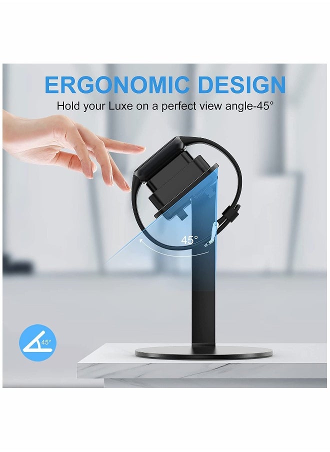 Replacement USB Charging Dock Stand for Fitbit Luxe/Fitbit Charge 5 - Charger Cable for Fitbit Charge 5 and Luxe, Convenient Charging Solution.