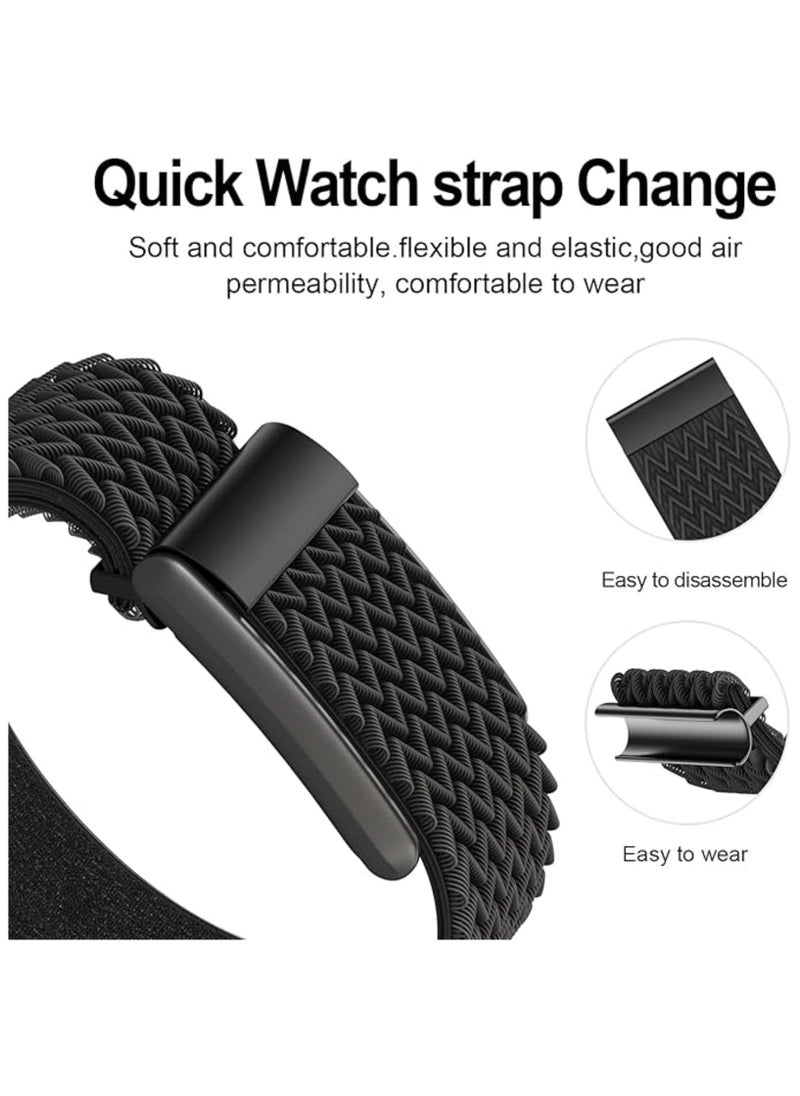 Elastic Fiber Nylon Replacement Band Compatible with Whoop 4.0 Wearable Health, Fitness u0026 Activity Tracker Stylish, Comfortable u0026 Breathable and Adjustable Wristband Replacement Strap Easy t