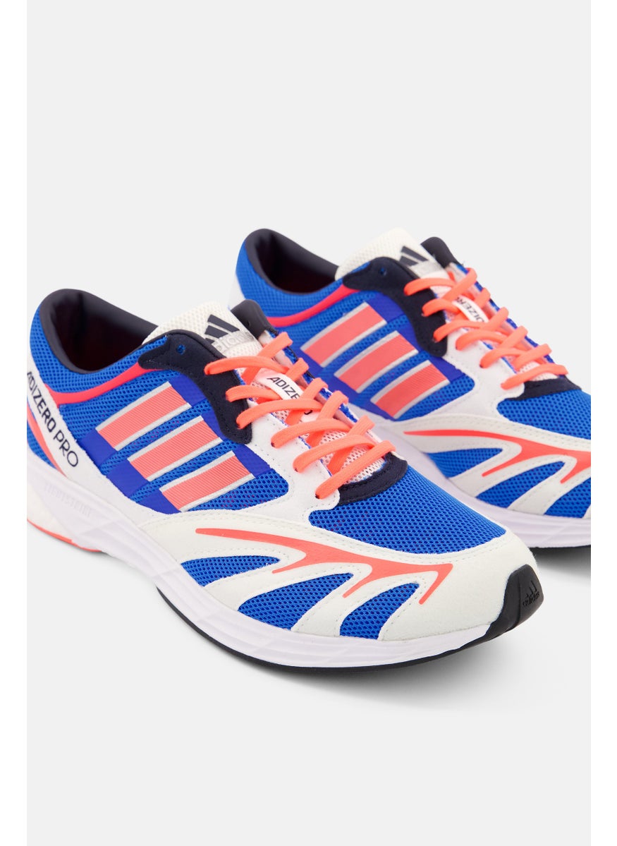 Men Adizero Pro DNA Lace Up Sportswear Shoes, Blue