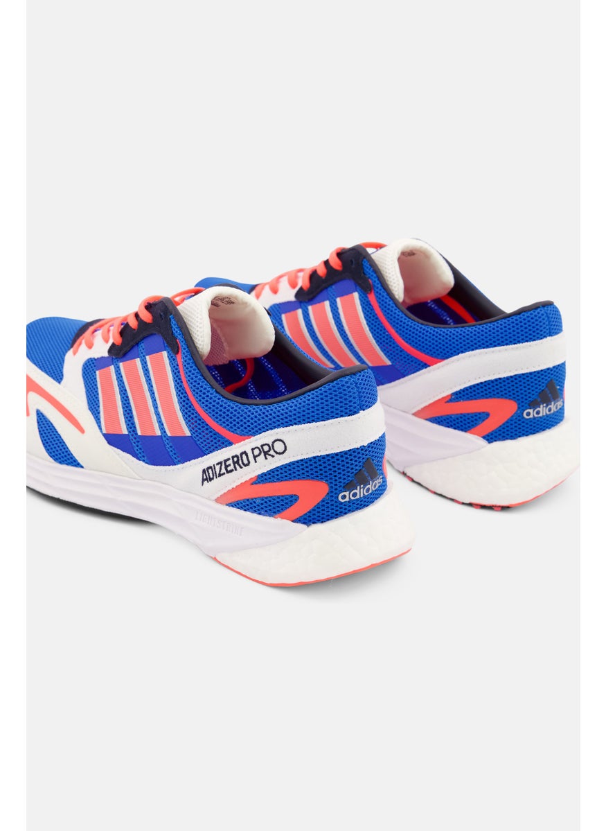 Men Adizero Pro DNA Lace Up Sportswear Shoes, Blue