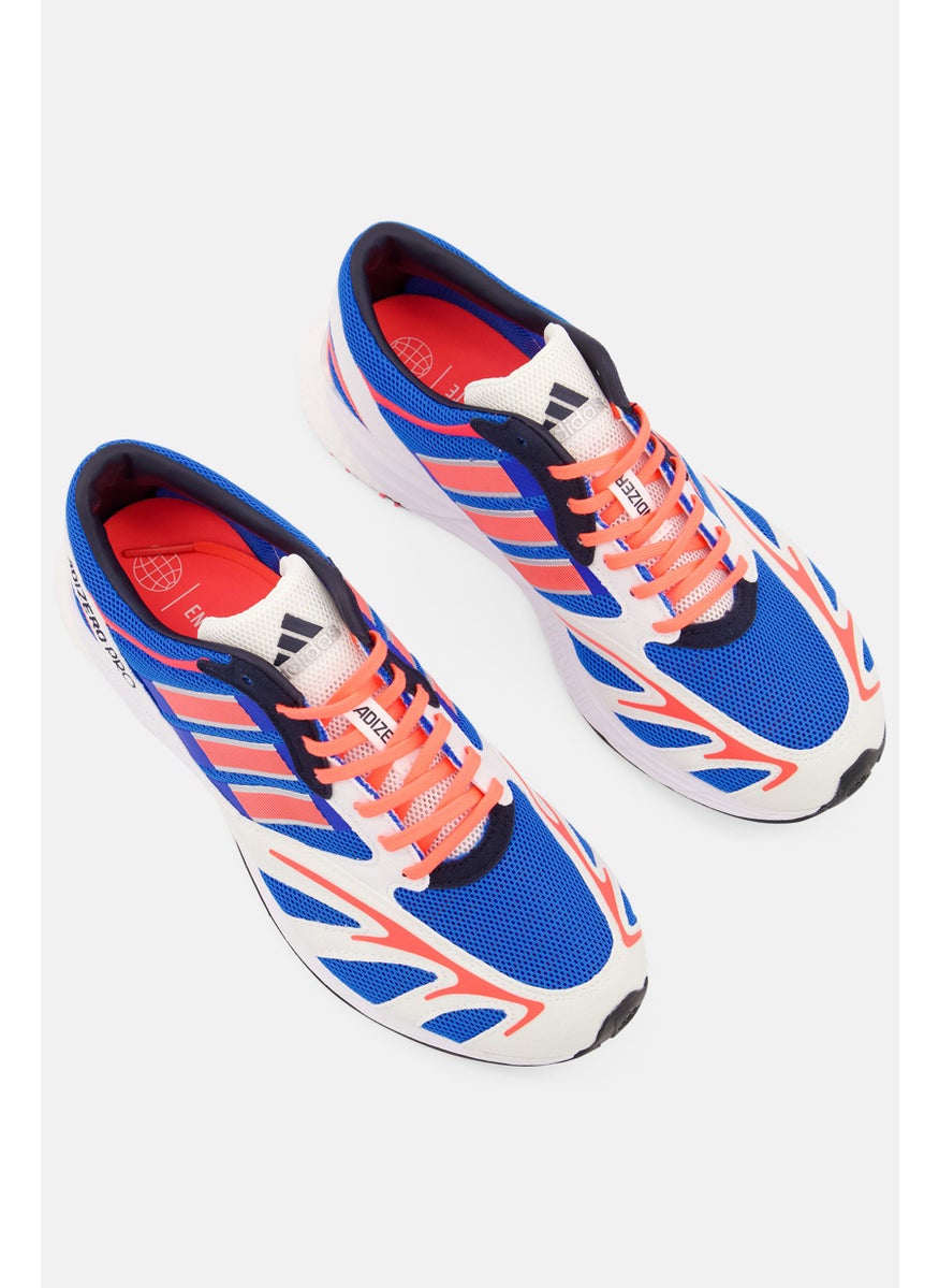 Men Adizero Pro DNA Lace Up Sportswear Shoes, Blue