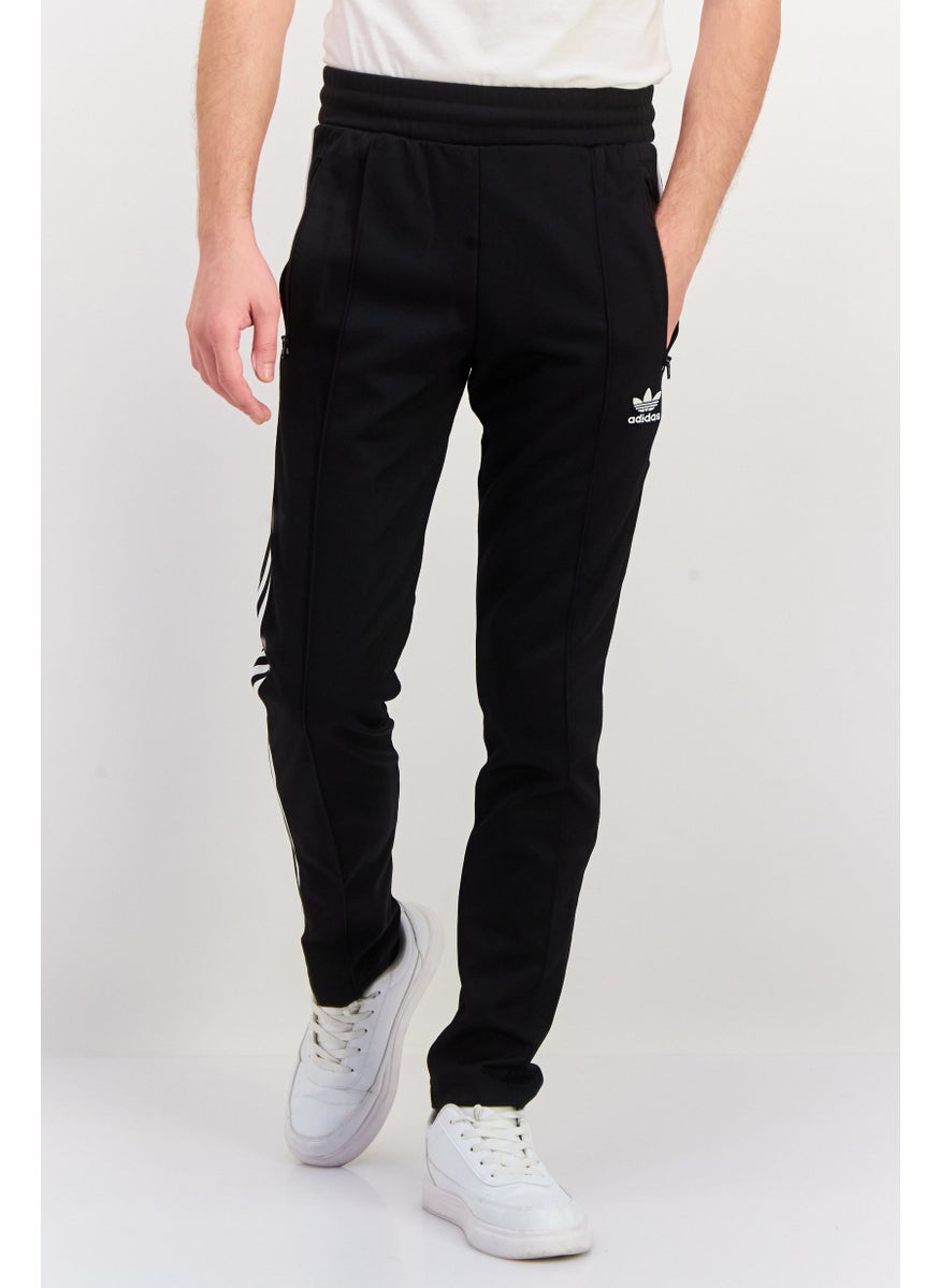 Men Sportswear Fit Training Trouser, Black/White