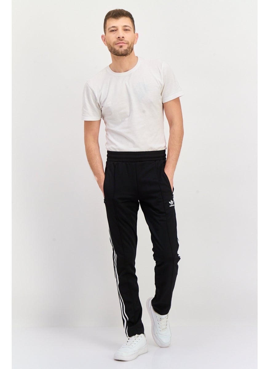 Men Sportswear Fit Training Trouser, Black/White