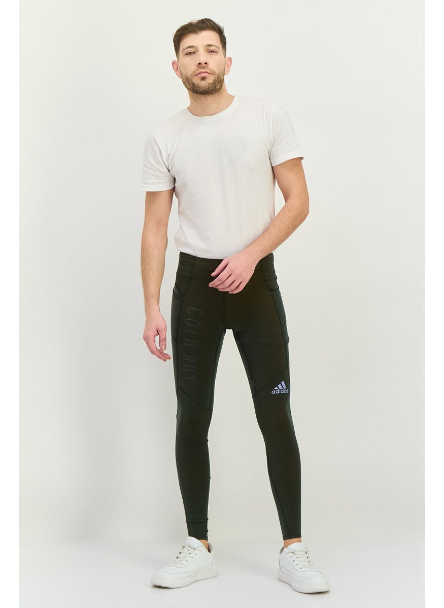 Men Sportswear Fit Training Tights, Olive