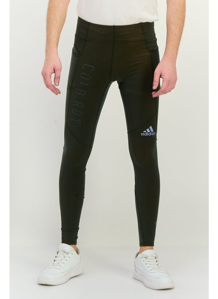 Men Sportswear Fit Training Tights, Olive