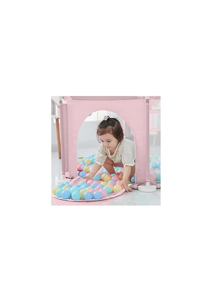 Happy Game Baby Safety Fence – Lightweight, Portable & Foldable Playpen (115cm) | Indoor & Outdoor Baby Bouncer Toy 6+ month baby ages