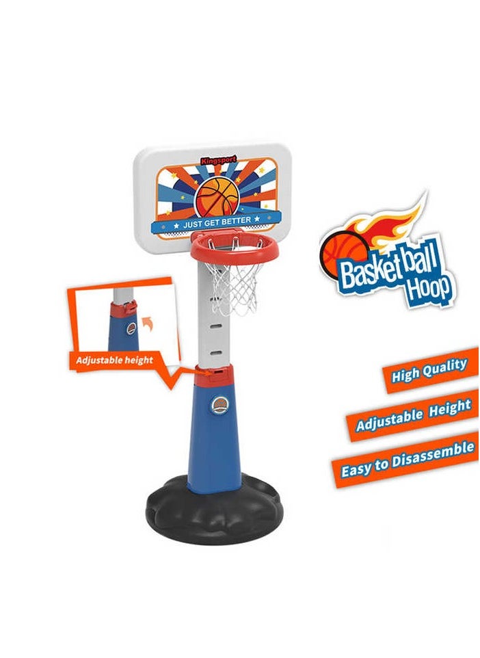 2-in-1 Adjustable Basketball Hoop & T-Ball Set for Toddlers – Indoor Outdoor Sports Activity Game Center – Kids Toy for Boys & Girls 3+ Years Old