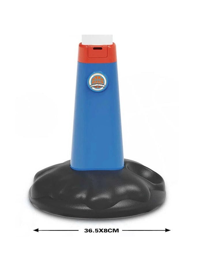 2-in-1 Adjustable Basketball Hoop & T-Ball Set for Toddlers – Indoor Outdoor Sports Activity Game Center – Kids Toy for Boys & Girls 3+ Years Old