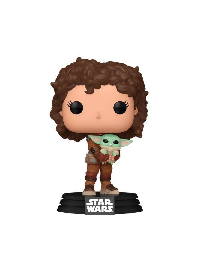 Funko : Star Wars: Mandalorian S9 - Peli Motto with Grogu