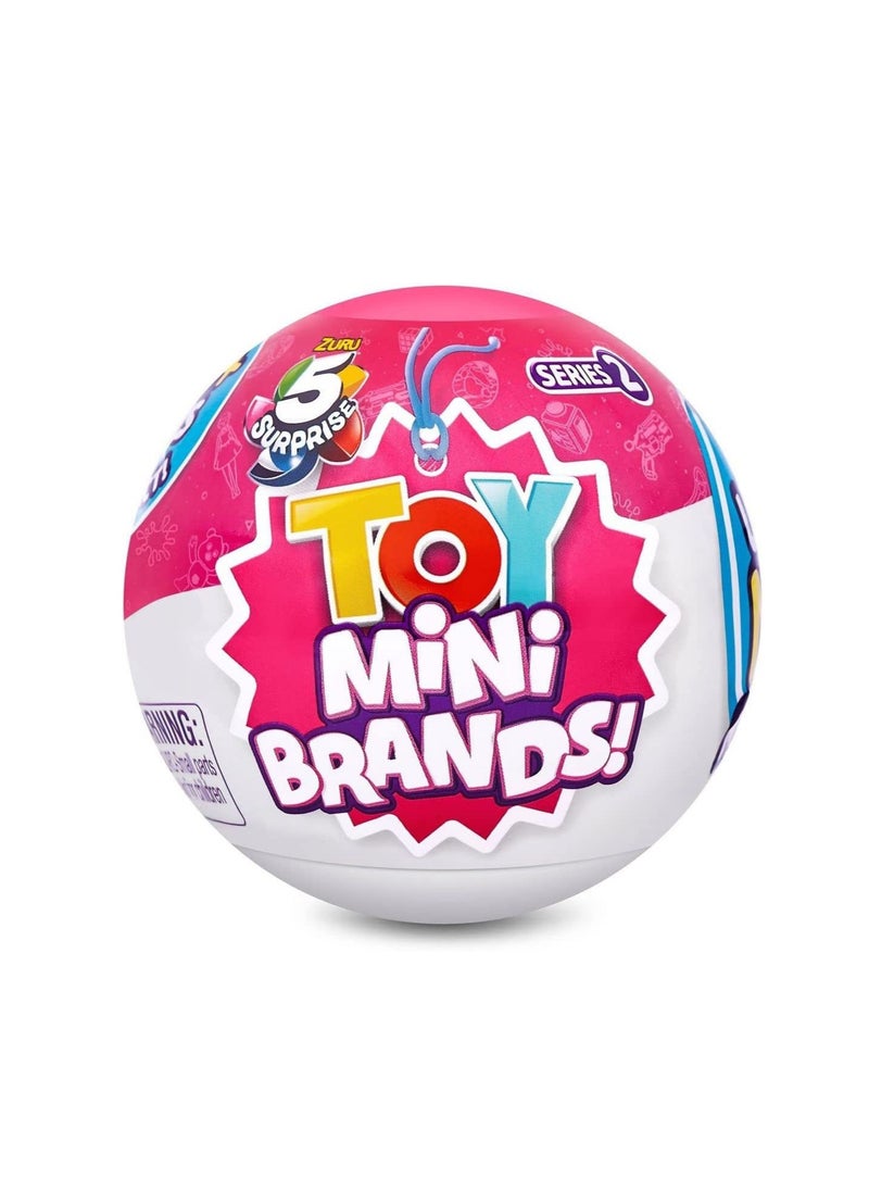 5 Surprise Toy Mini Brands，1 Collector's kit ，Real miniature toys by Zuru, Five times surprise ball, Mini blind box ball
