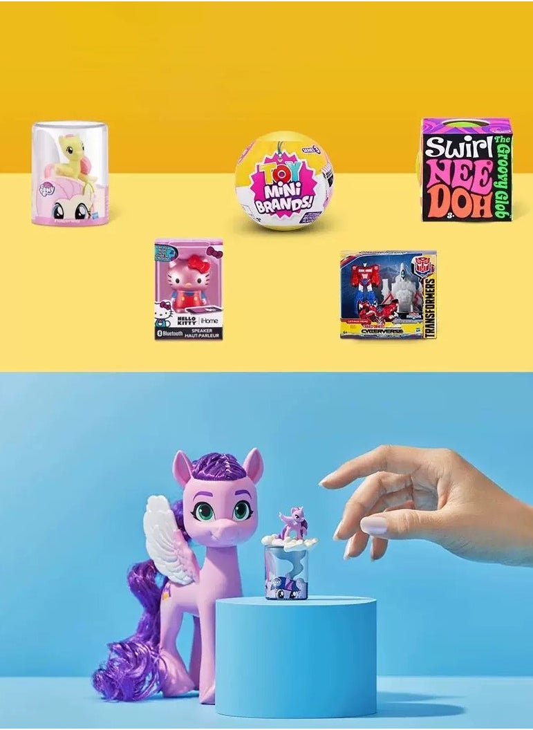 5 Surprise Toy Mini Brands，1 Collector's kit ，Real miniature toys by Zuru, Five times surprise ball, Mini blind box ball