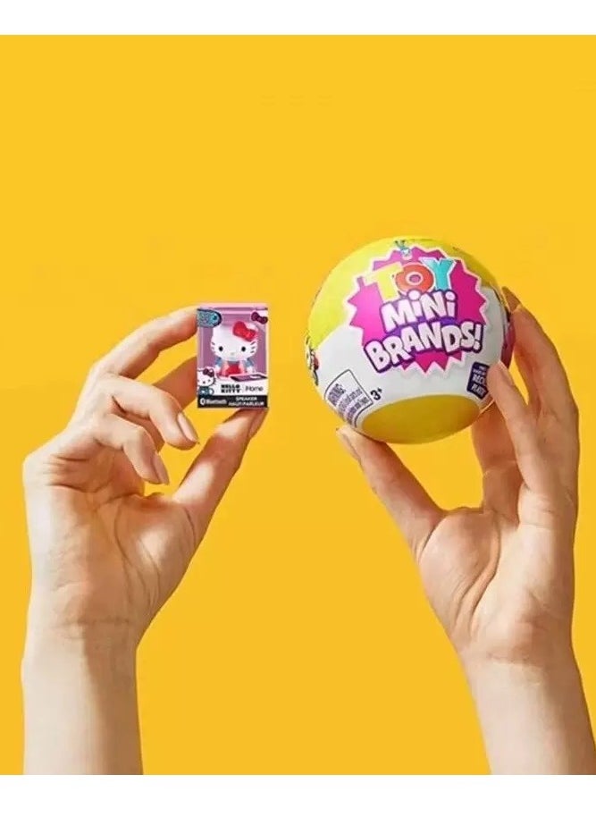5 Surprise Toy Mini Brands，1 Collector's kit ，Real miniature toys by Zuru, Five times surprise ball, Mini blind box ball