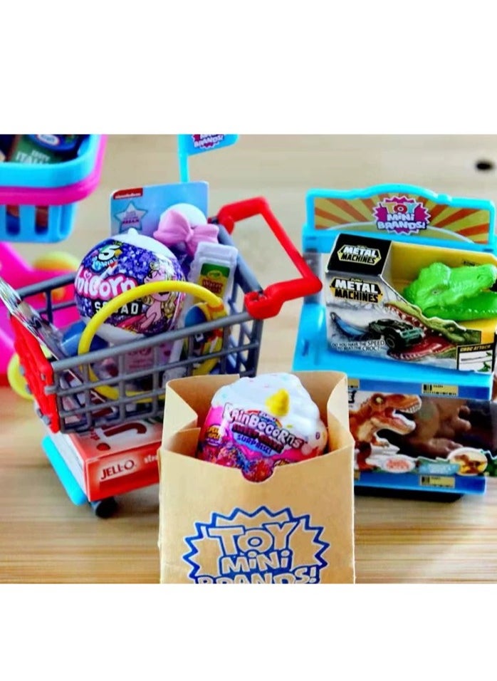 5 Surprise Toy Mini Brands，1 Collector's kit ，Real miniature toys by Zuru, Five times surprise ball, Mini blind box ball