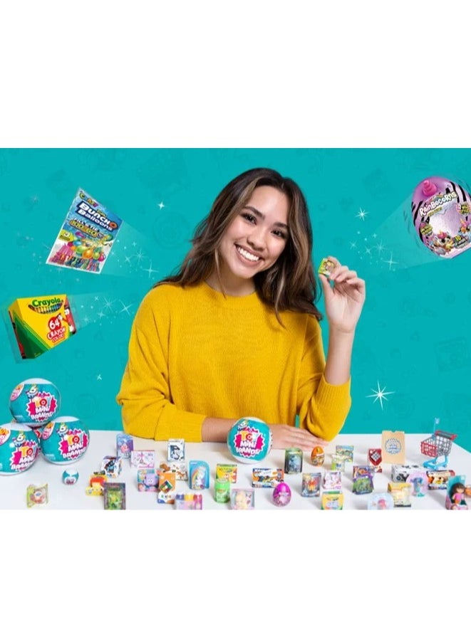 5 Surprise Toy Mini Brands，1 Collector's kit ，Real miniature toys by Zuru, Five times surprise ball, Mini blind box ball