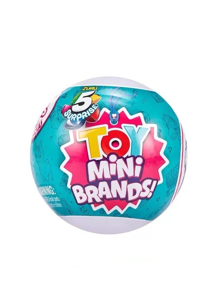 5 Surprise Toy Mini Brands，1 Collector's kit ，Real miniature toys by Zuru, Five times surprise ball, Mini blind box ball