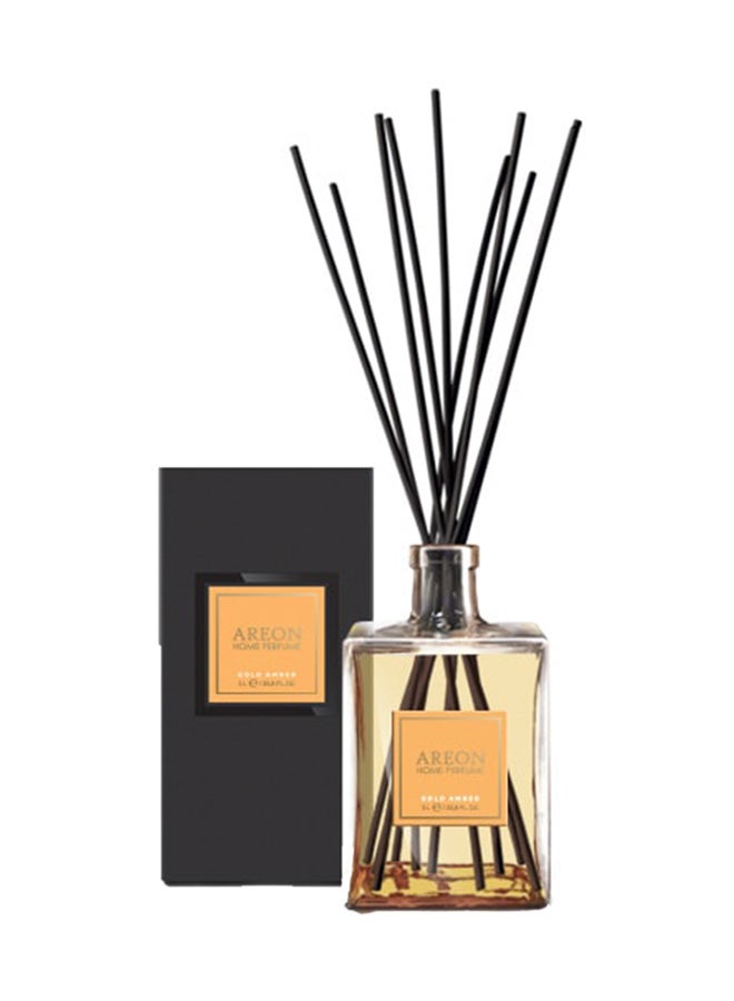 Gold Amber Sticks Home Perfume Yellow/Beige/Clear 1Liters