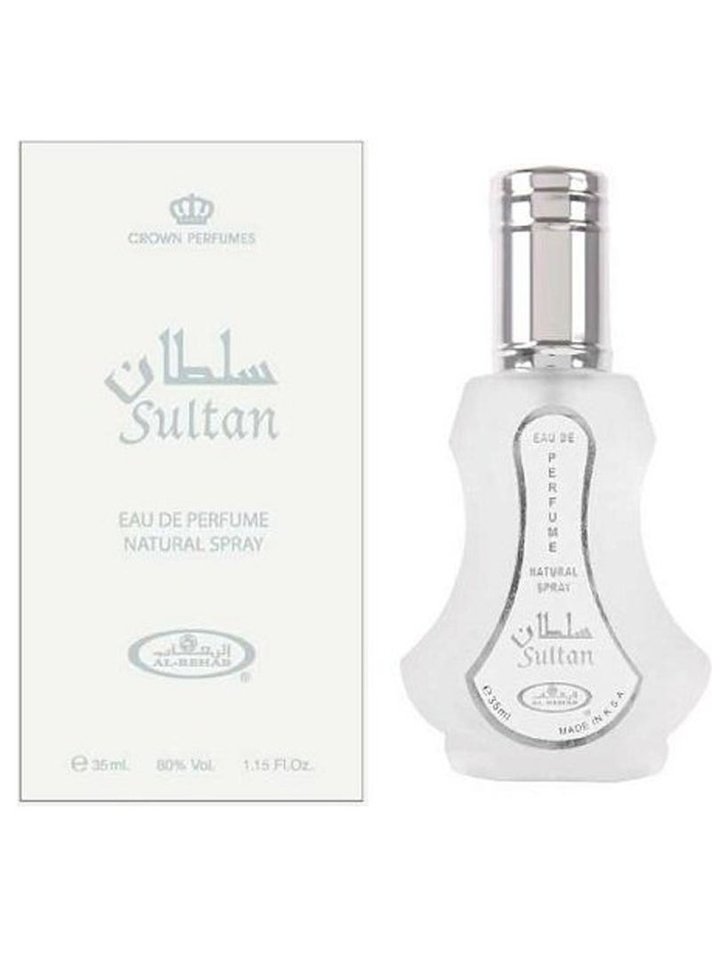 Sultan Eau De Perfume Natural Spray 35ml (Pack of 6)