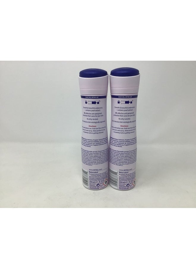 Nivea For Women Pearl Beauty Deodorant (150Ml) (Pack Of 2)
