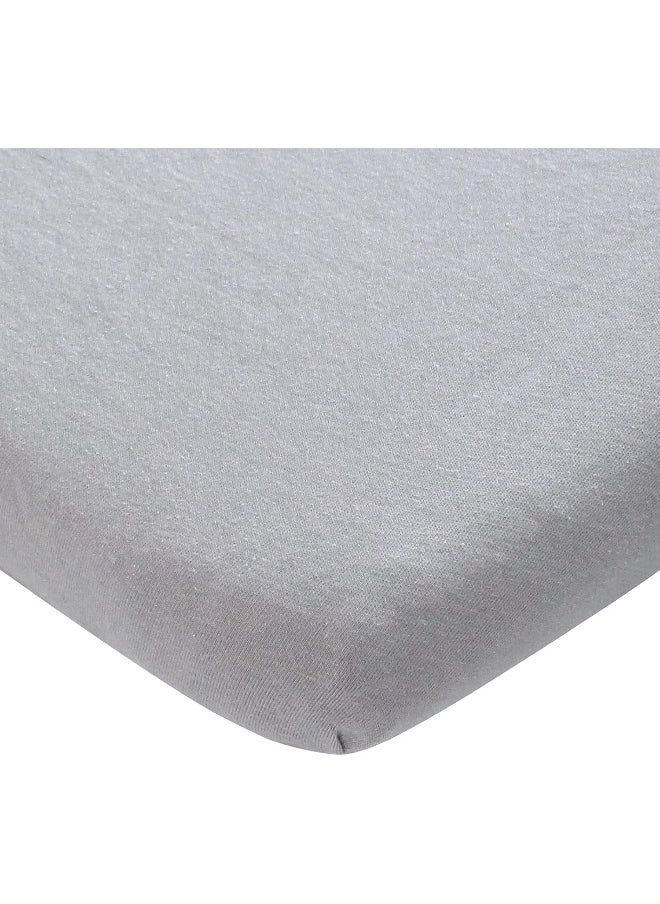 Moonsea 100% Organic Cotton Travel Crib Sheet Fits Guava Lotus Crib, Ultra Soft Breathable Sheet, Unisex, Boys & Girls (42