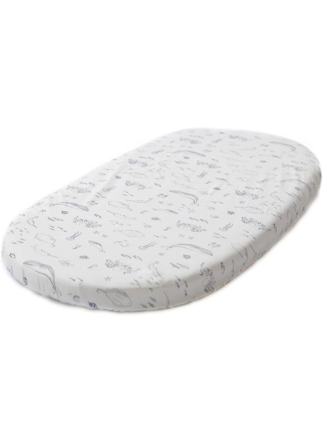 Stokke Sleepi Fitted Sheet by Pehr, Life Aquatic
