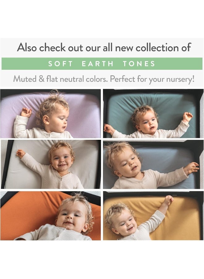 Joey + Joan Bassinet Fitted Sheets for Delta Children and Simmons Kids Bassinet