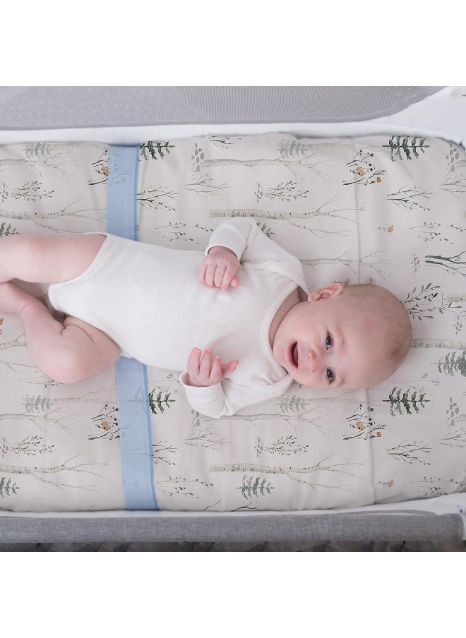 GLLQUEN BABY Bassinet Crib Sheets Set