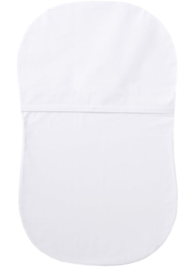 Halo Bassinest Swivel Sleeper Fitted Sheet 100% Organic Cotton, White