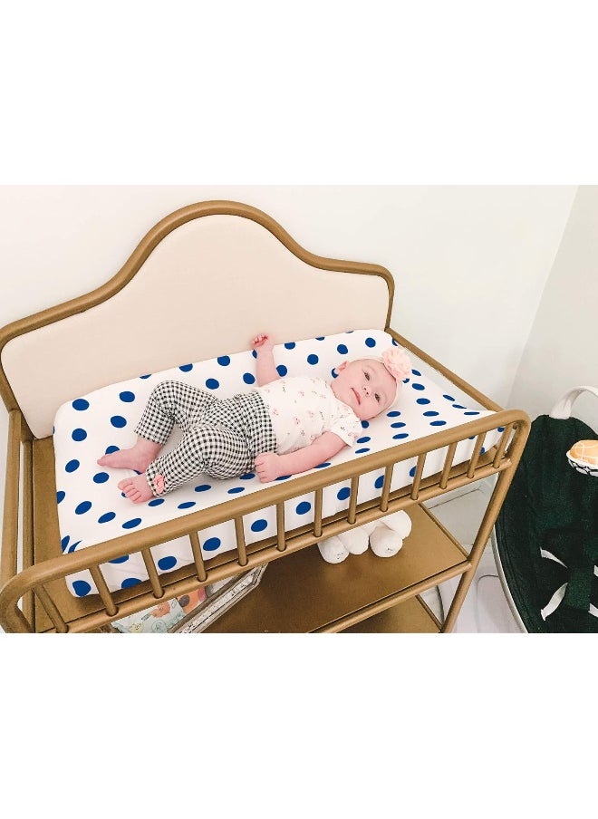 BaeBae Goods Changing Pad Cover | Navy Elephants